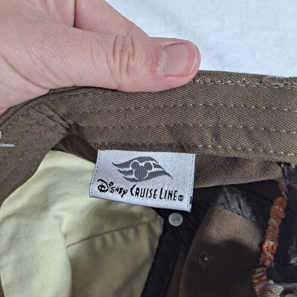 Castaway Cay Disney Cruise Line Hat Brown Surf Shack Logo Strapback Adjustable - Picture 7 of 10
